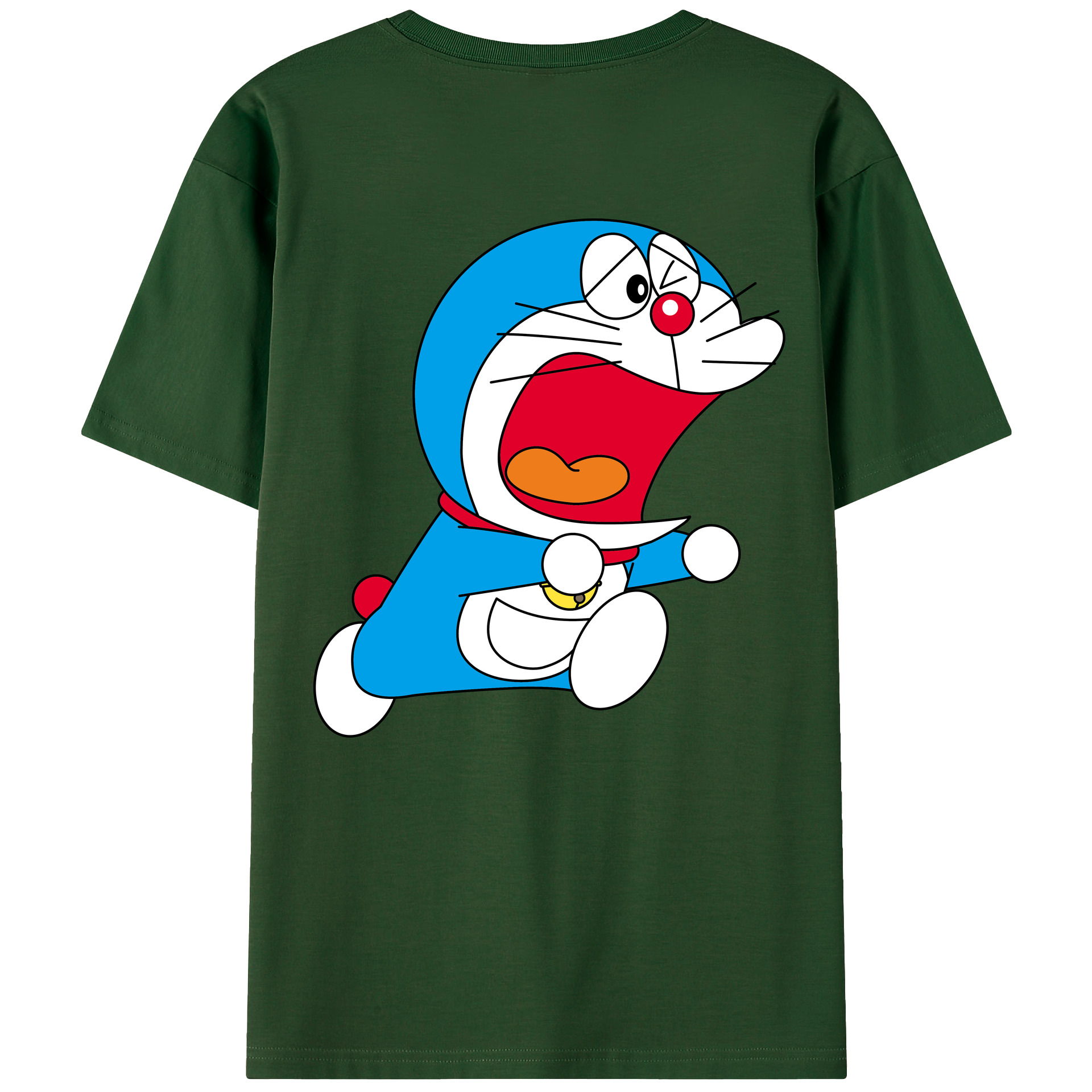 （画像用） ドラえもん Doraemon 綿100％半袖Tシャツ（背面プリント）